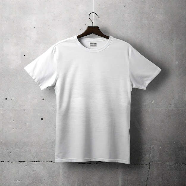 maqueta de una camiseta blanca