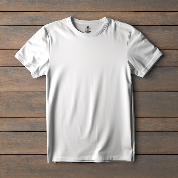 maqueta de una camiseta blanca