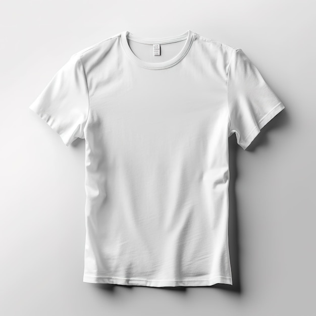 maqueta de una camiseta blanca