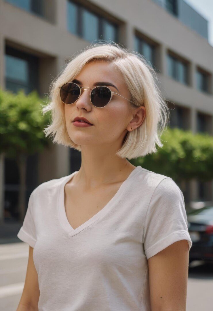 Maqueta de camiseta blanca