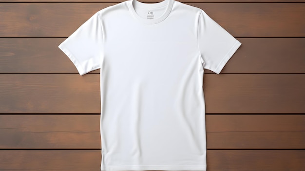 maqueta de camiseta blanca