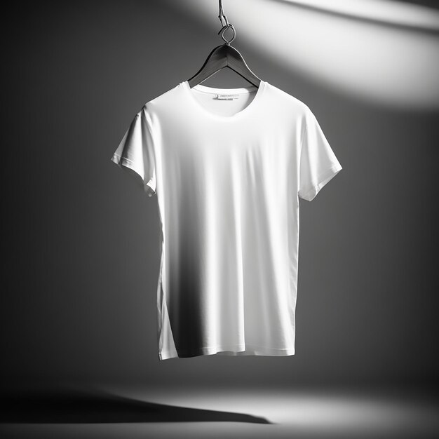 Maqueta de camiseta blanca