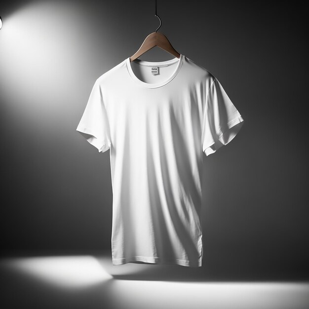 Maqueta de camiseta blanca