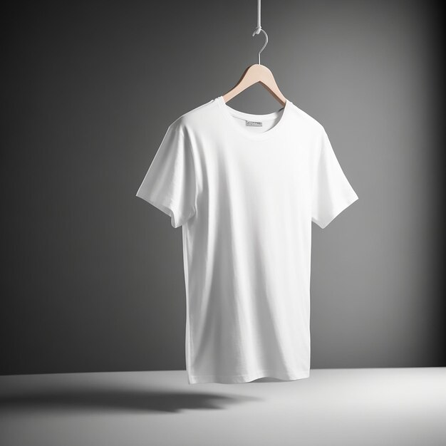 Maqueta de camiseta blanca