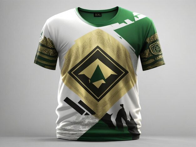 Maqueta de camiseta de fútbol para club de fútbol diseño de ropa deportiva de sublimación vectorial vista frontal uniforme t