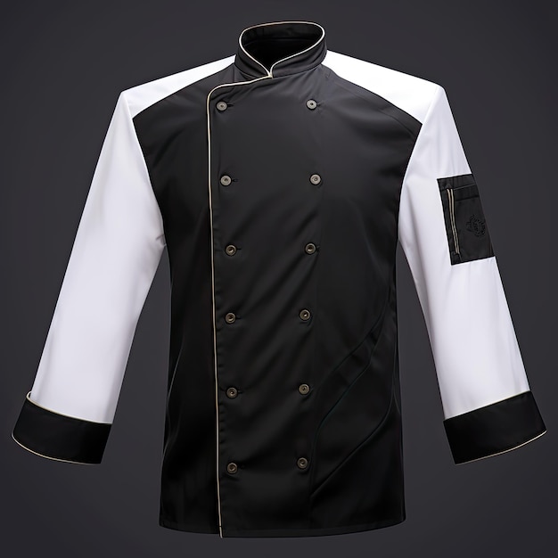 maqueta de chaqueta de chef uniforme de chef chaqueta de chef