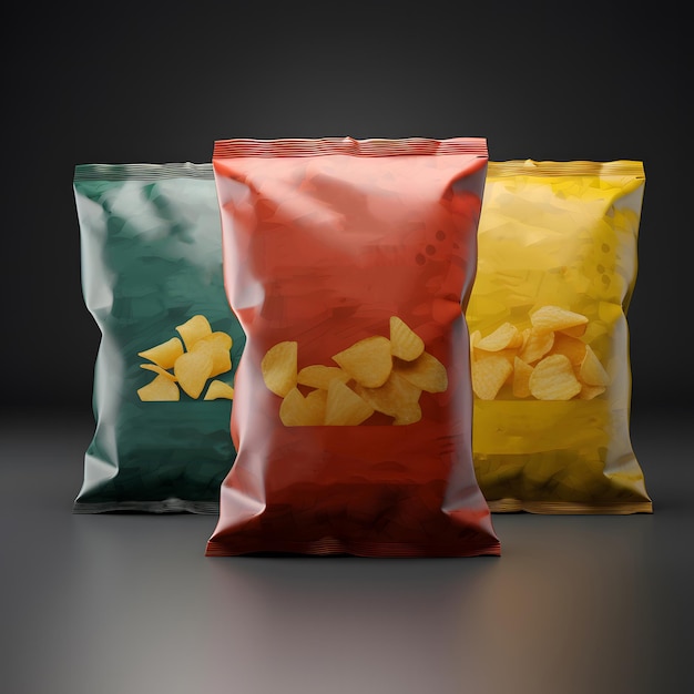 Maqueta de diseño de paquetes de chips