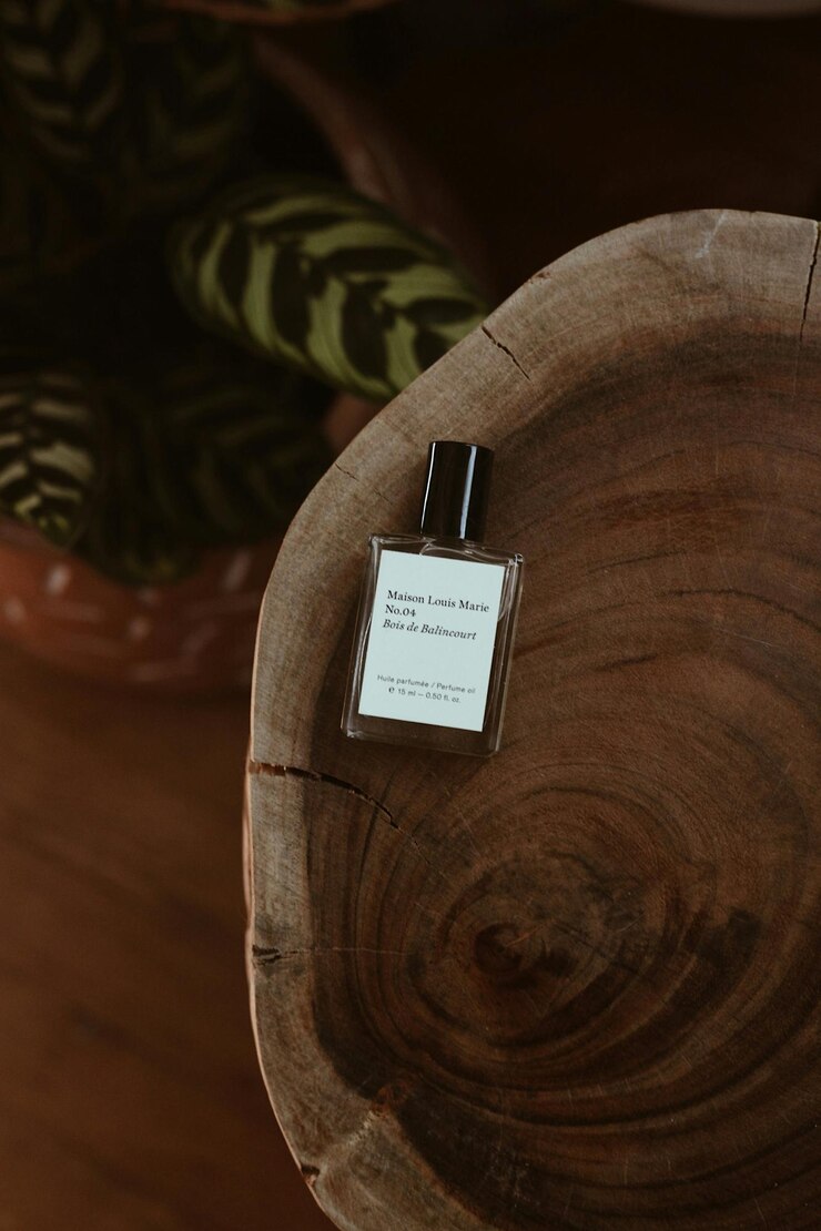 Maqueta de embalaje de perfume