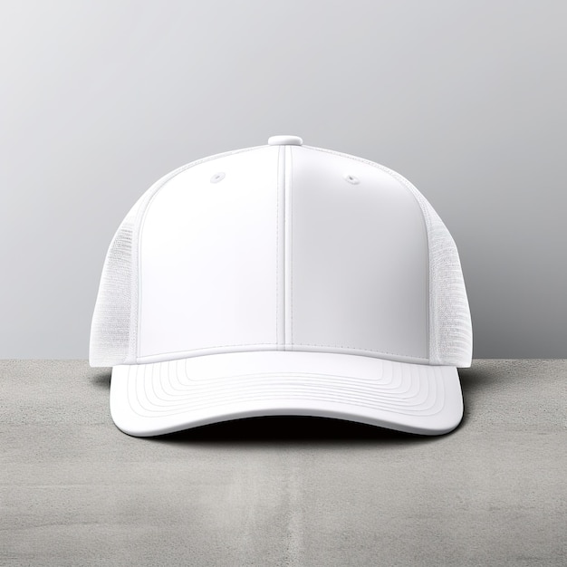 maqueta de gorra en blanco