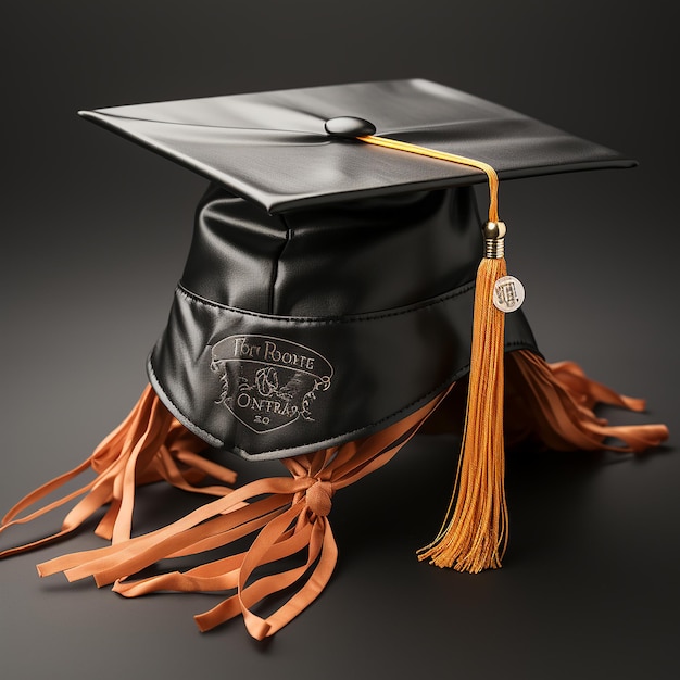 maqueta de gorro de graduación