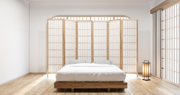 Maqueta de interior de dormitorio moderno Diseñando lo más bello
