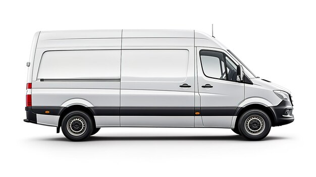 Foto maqueta de un mercedes-benz sprinter