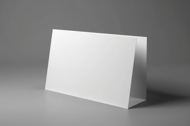 Maqueta de papel en blanco blanco