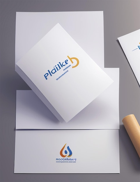 Maqueta de papelería empresarial