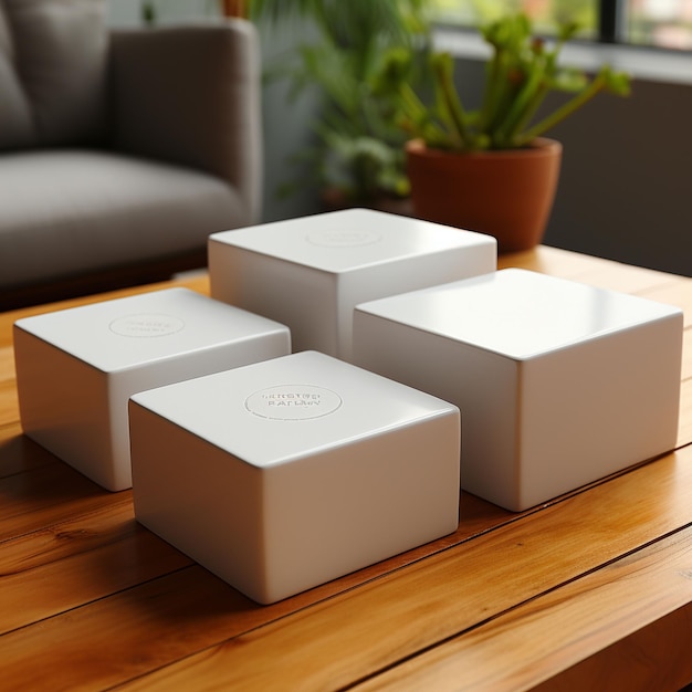 maqueta sencilla de cajas rectangulares
