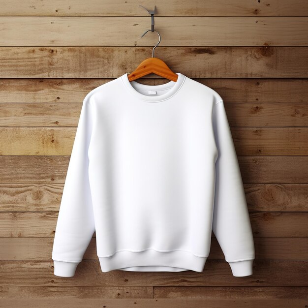 Foto maqueta de sudadera en blanco