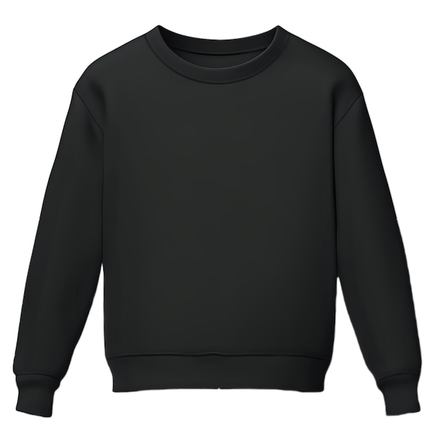 Maqueta De Sudadera Negra PNG