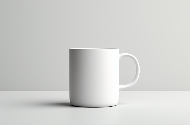 Maqueta de taza blanca Buenos dias