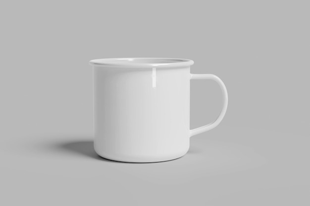 Maqueta de la taza del esmalte
