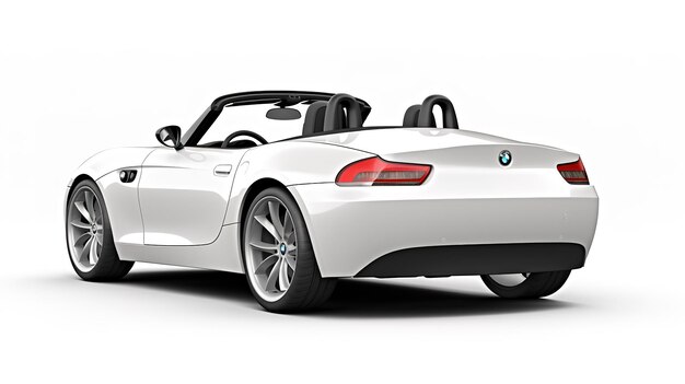 Maqueta de la vista trasera del BMW Z3