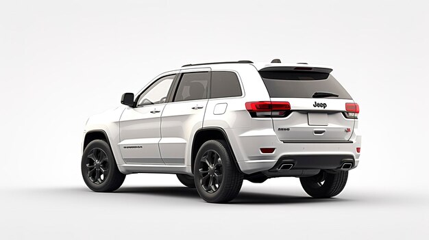 Maqueta de la vista trasera del Jeep Grand Cherokee