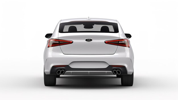 Maqueta de la vista trasera de Kia Cerato