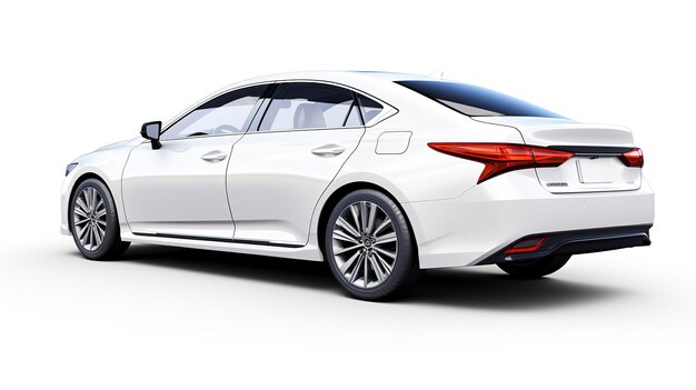 Maqueta de la vista trasera del Lexus ES