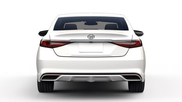 Maqueta de la vista trasera del Toyota Avalon