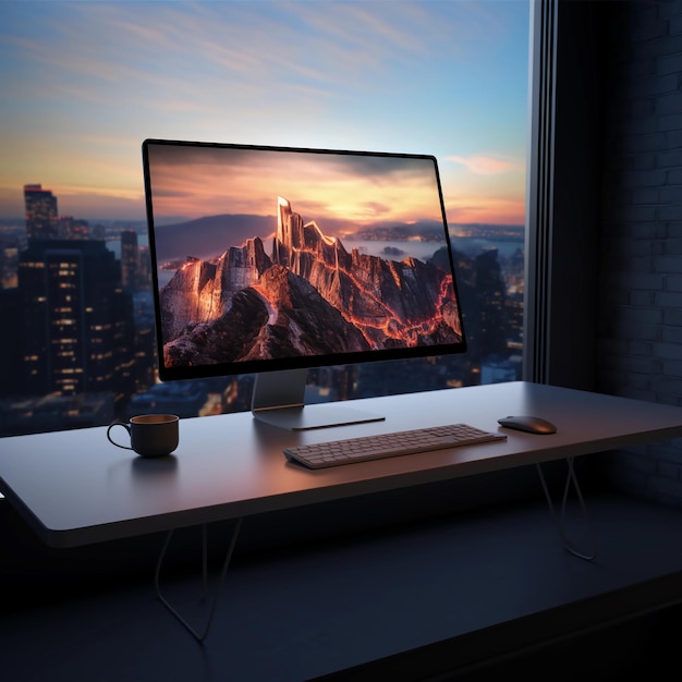 Maquete Apple iMac Pro Display XDR