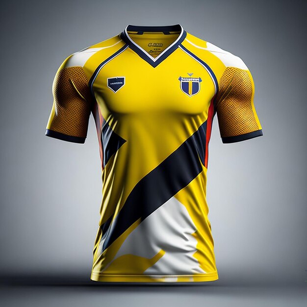 Maquete de camisa de futebol gerada por IA