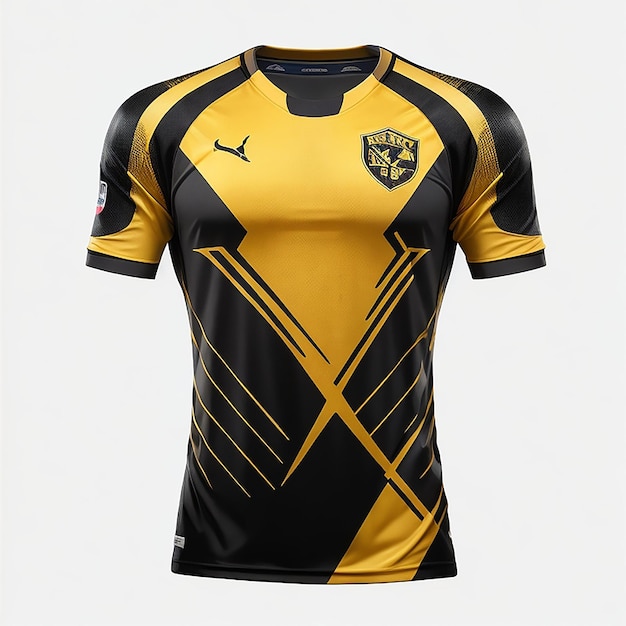 Maquete de camisa de futebol para clube de futebol gerada por IA