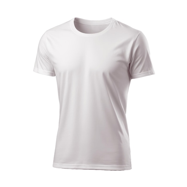 maquete de camisa simples isolada em fundo branco