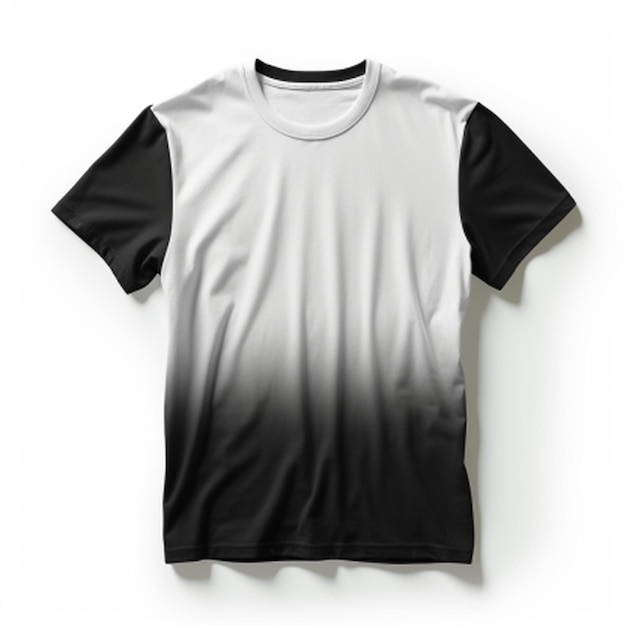 Foto maquete de camiseta branca e preta