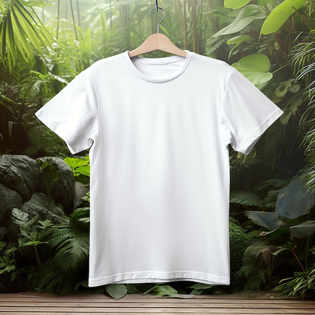 maquete de camiseta branca