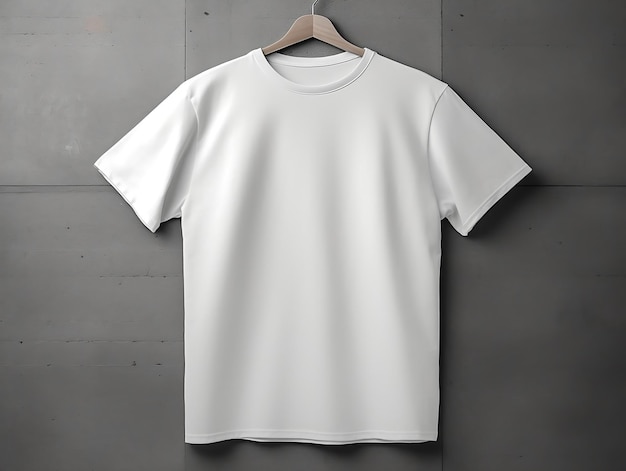 Maquete de camiseta masculina oversized camiseta branca