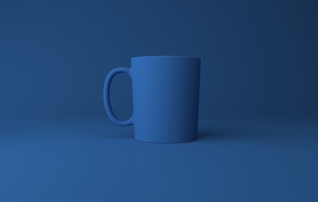 Foto maquete de caneca realista 3d renderizado