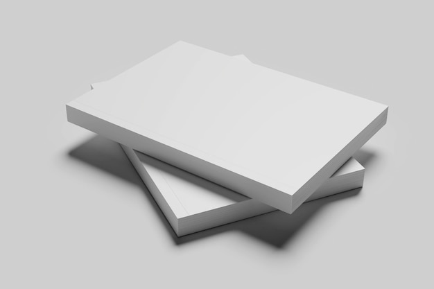 Maquete de capa de livro em branco