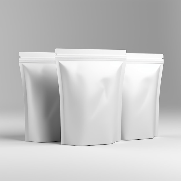 Maquete de embalagem de bolsa