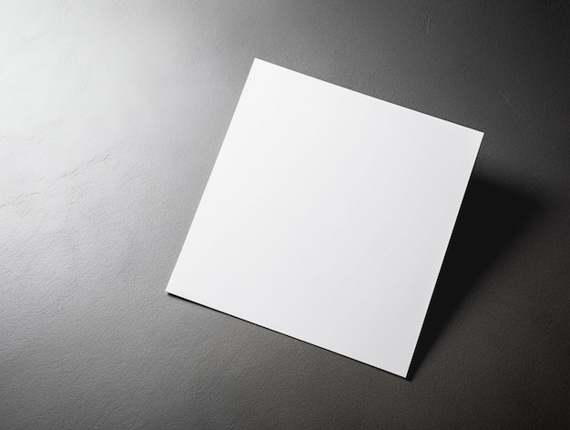 Maquete de folha em branco com modelo de marca de negócios minimalista de espaço de cópia IA generativa