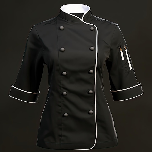 maquete de jaqueta de chef uniforme de chef jaqueta de chef