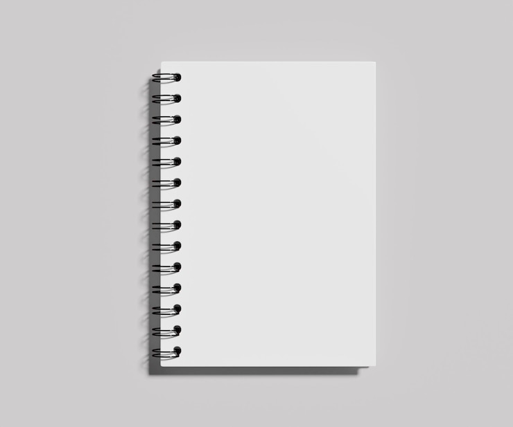 Foto maquete de notebook em branco