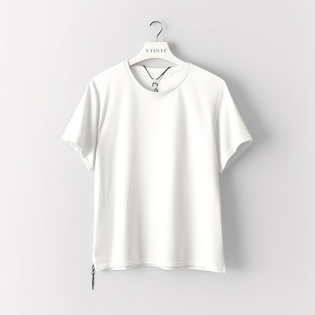 maquete de uma camiseta branca
