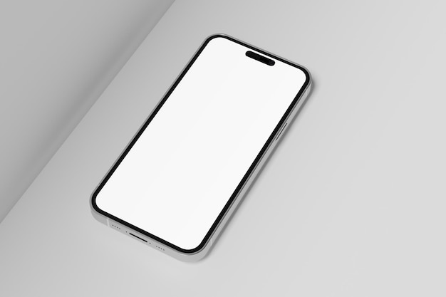 maquete em branco do telefone 14 pro