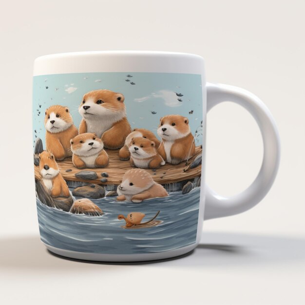 Maquiagem da caneca