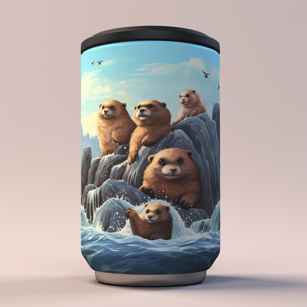 Maquiagem da caneca