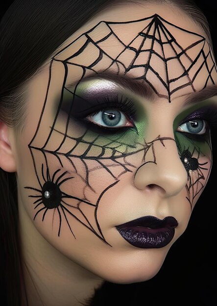 Maquiagem de Halloween e ensaio fotográfico gótico