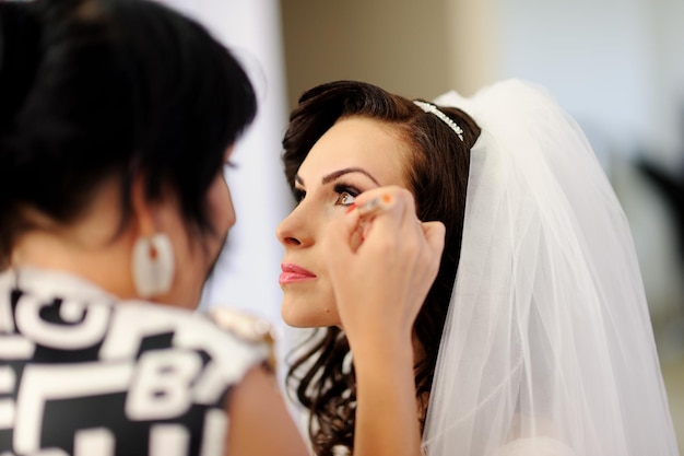 Foto maquillaje para novia el día de la boda