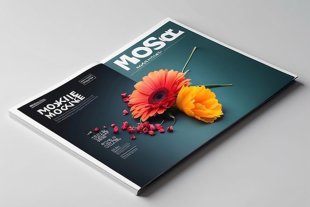 Maquillaje de revista moderna gratis para PSD