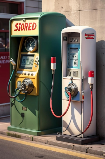 Máquina automática de repostaje de combustible para coche, equipo de trabajo, máquina expendedora de pila de carga