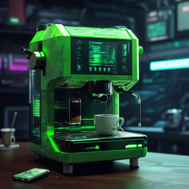 Una máquina de café avanzada